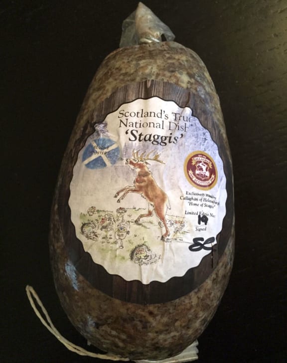Staggis – Scotland’s True National Dish, made by Callaghan of Helensburgh