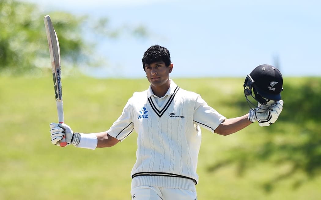 Rachin Ravindra scores a century for NZ A 2020.