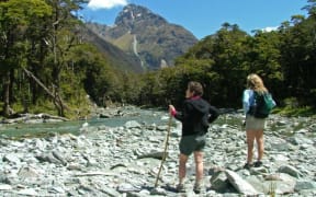 The Routeburn flat walk in the South Island.
