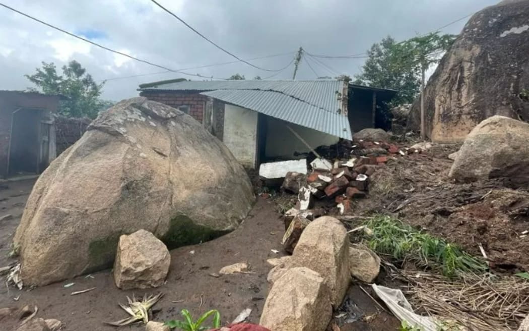 Mud and boulders have destroyed thousands of houses as the floodwaters swept through Malawi