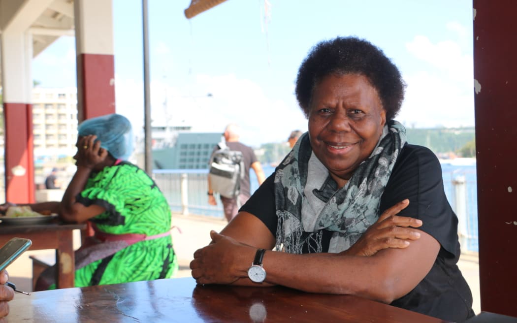 Cathy Solomon, 64, from Malampa province has lived in Port Vila for the past 40 years. 25 August 2023