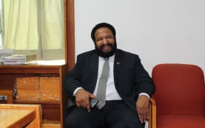 The leader of Papua New Guinea's Triumph Heritage and Empowerment party, Don Polye.
