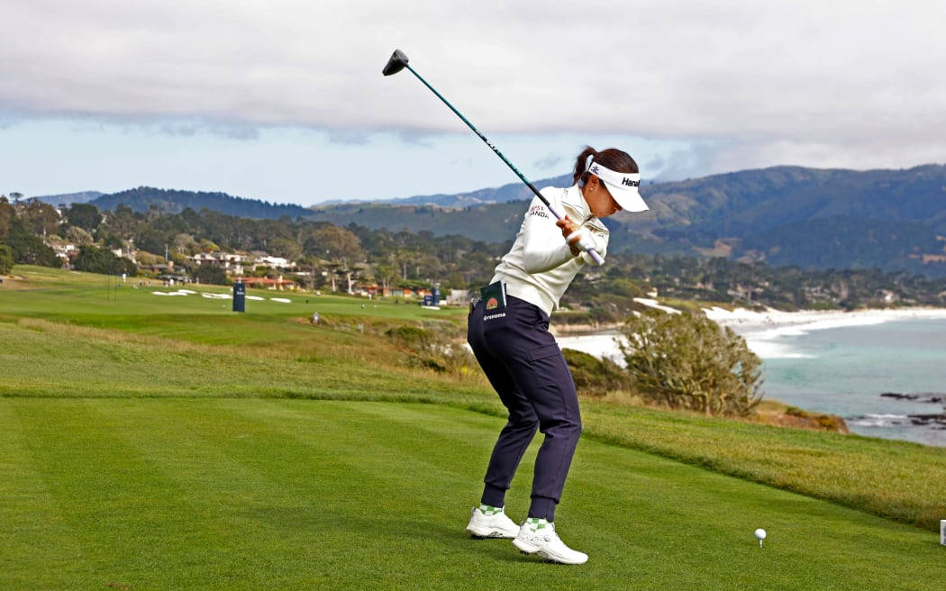 Lydia Ko at the US Open at Pebble Beach, California.