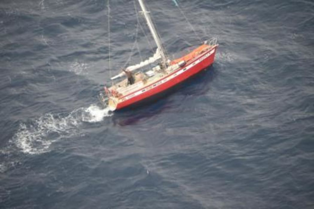 The NZ Defence Force located the yacht, Regina R, on Thursday afternoon.