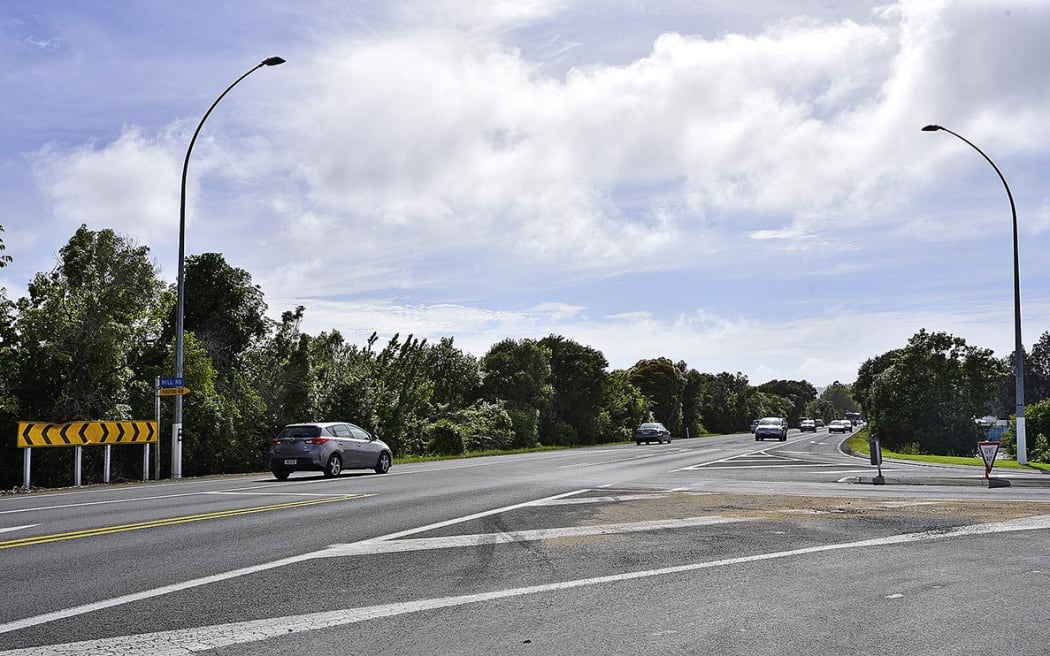 The intersection of State Highway 30 and Mill Road where Whakatāne District Council has asked Waka Kotahi to include a roundabout in their plans.