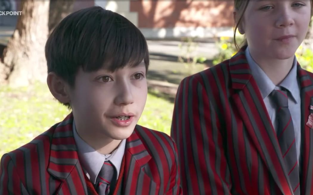 Wellington high school students speak to Checkpoint about the National Party's proposed phone ban.