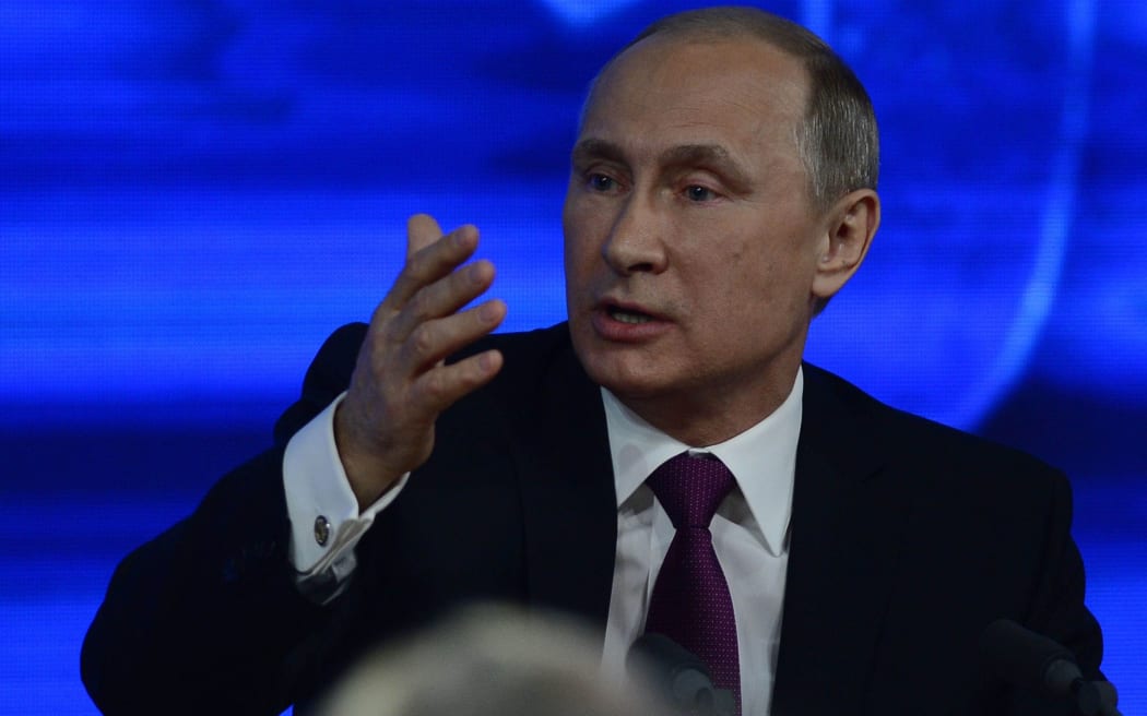 President Putin insisted the Russian economy would rebound.