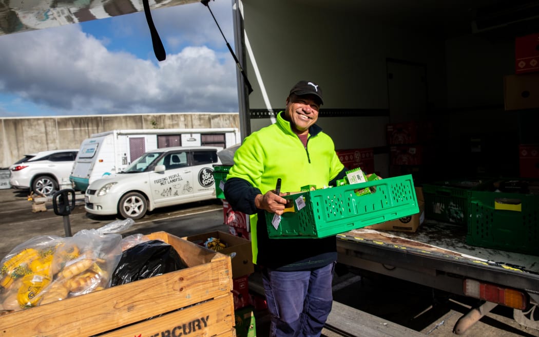 At Fair Food food rescue charity in West Auckland's Avondale, a truck laden with bread, fresh produce and snacks that was destined for landfill arrived.