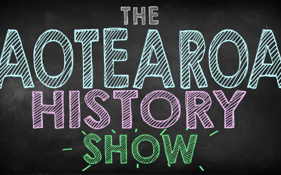 William Ray and Leigh-Marama McLachlan on the Aoteatoa History Show episode one