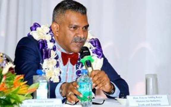 Fiji's Minister for Industry, Trade and Tourism, Faiyaz Koya.