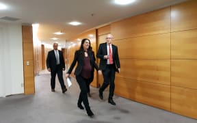 Prime Minister Jacinda Ardern on her way to the post cabinest news briefing on 11 June.