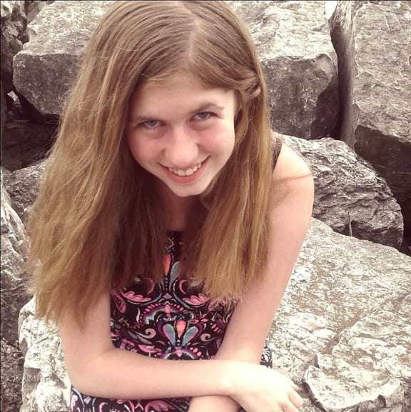 (FILES) This file photo of an undated image released by the Barron County Sheriff's Department in Wisconsin on October 15, 2018 shows missing 13-year-old Jayme Closs.