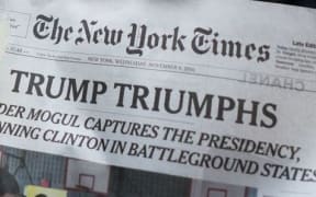 'Trump Triumphs' headline
