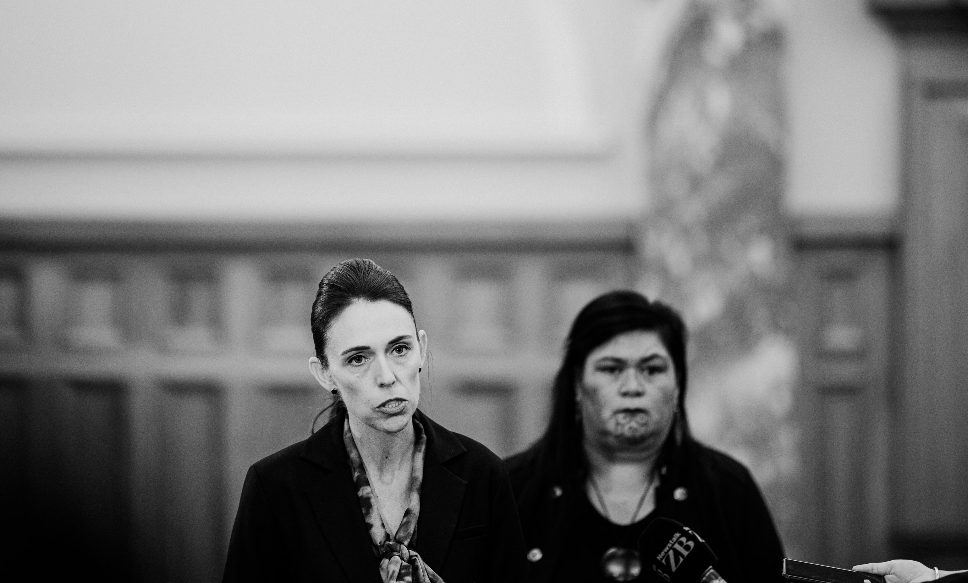 Prime Minister Jacinda Ardern with Foreign Minister Nanaia Mahuta