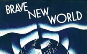 First edition cover art for Brave New World.