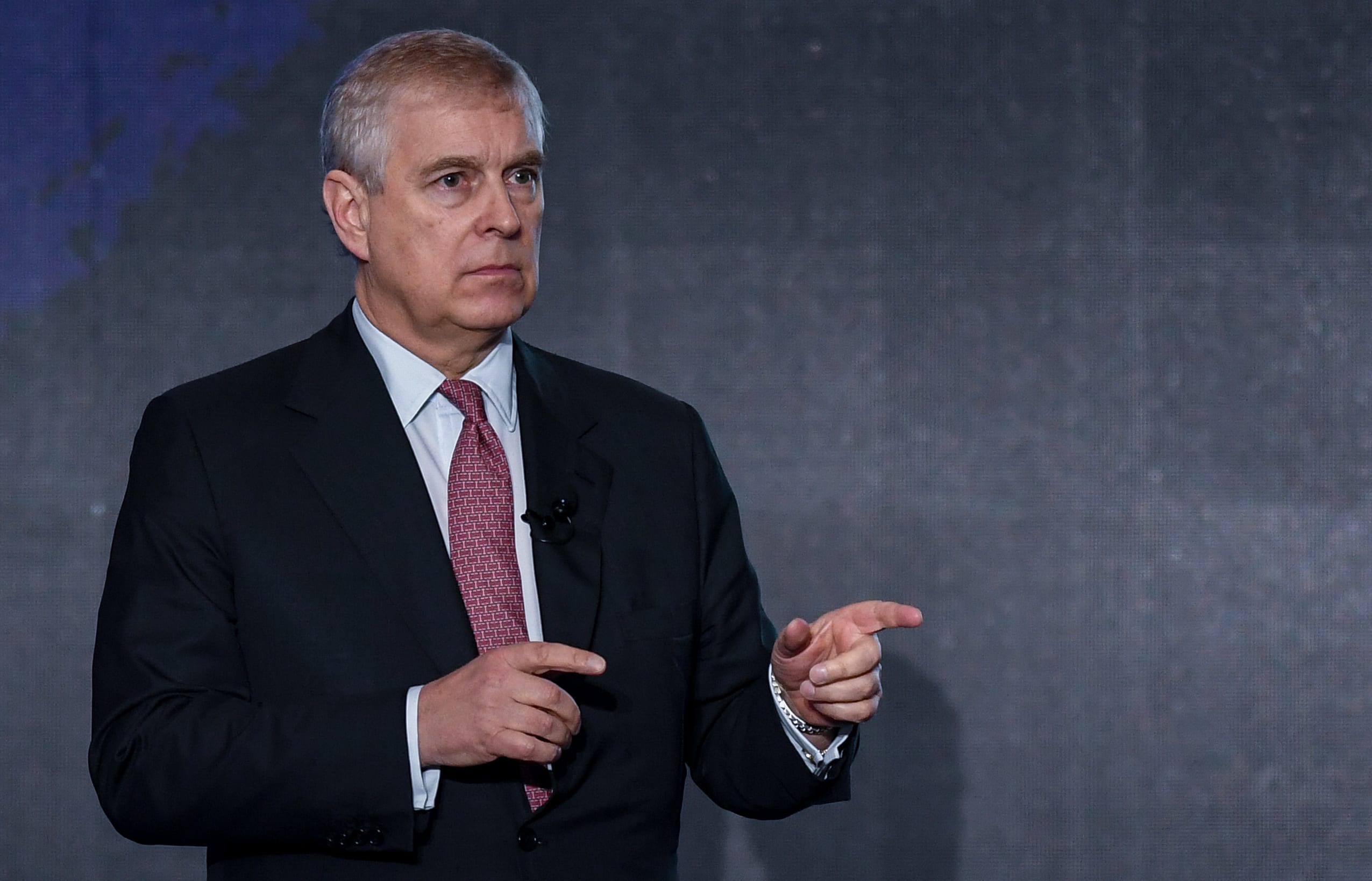 British Prince Andrew, the Duke of York in Shenzhen, south China's Guangdong Province