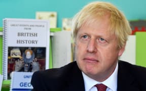 Boris Johnson, pictured on a visit to year six pupils at Pimlico Primary in London on Sept 10.