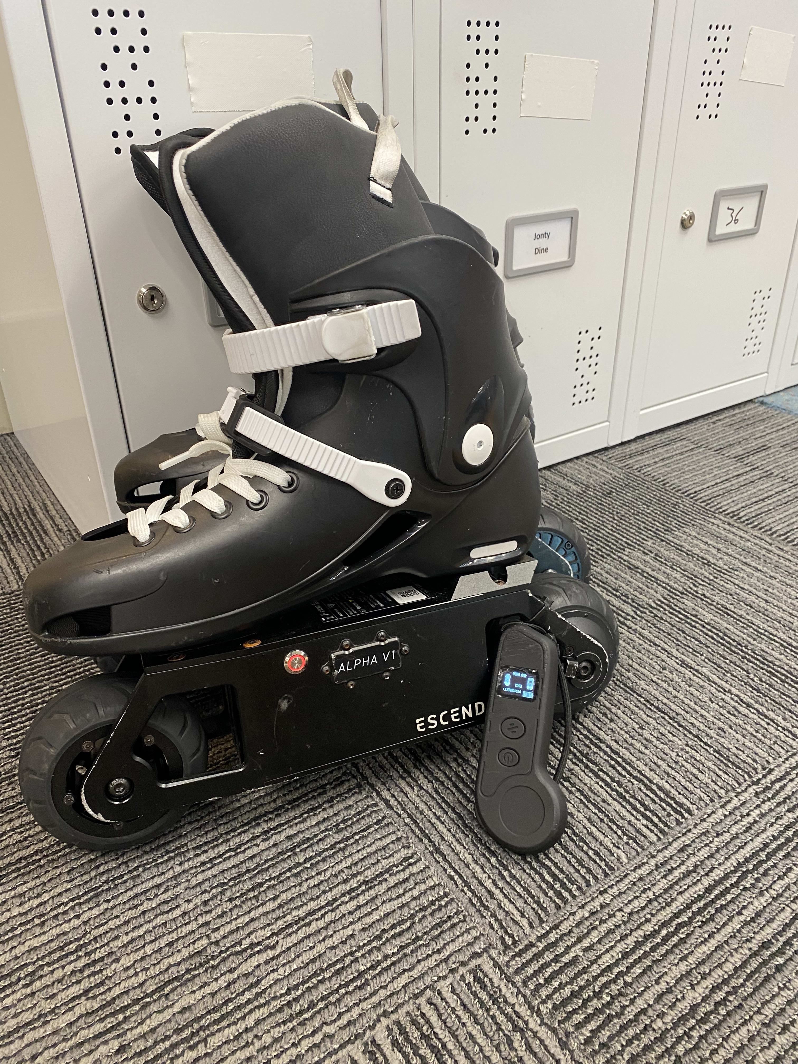 Troy from analytics has electric roller blades RNZ