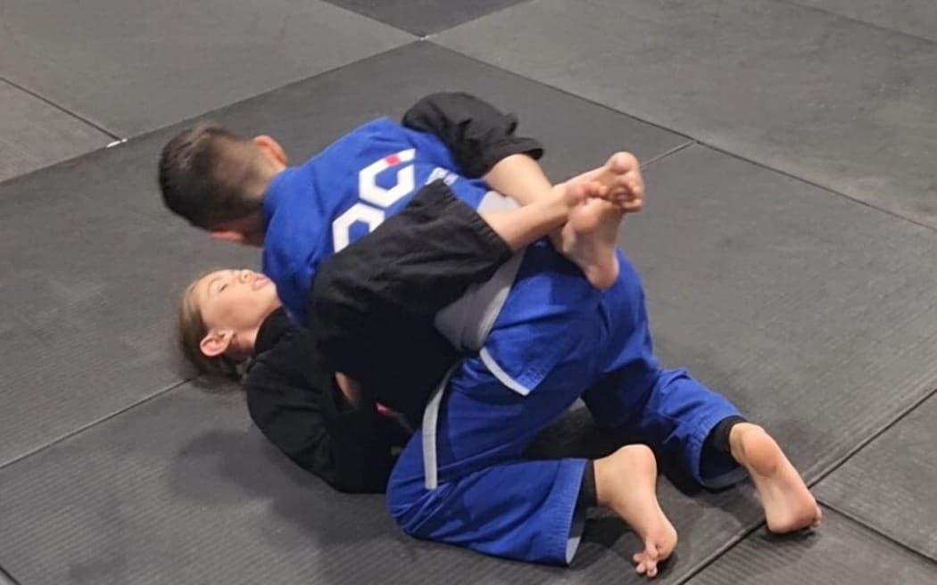 There's no striking involved as jujitsu is about grappling, submissions and holds.