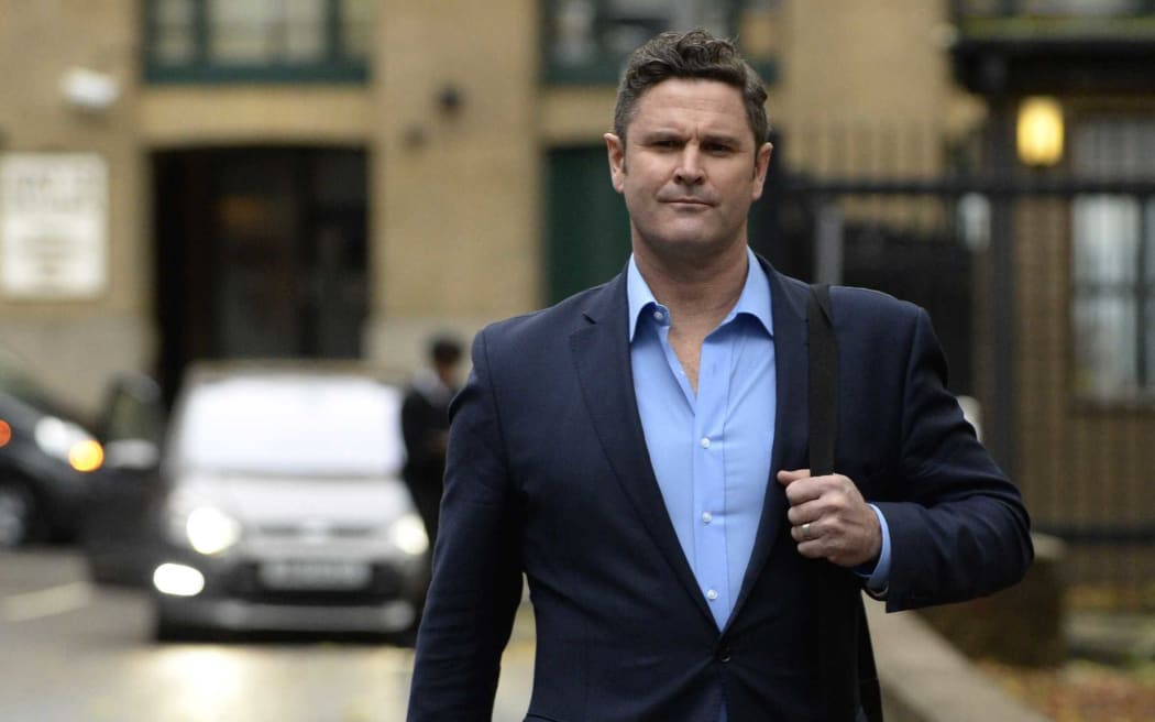Chris Cairns arrives at Southwark court on Friday the 30th of November 2015