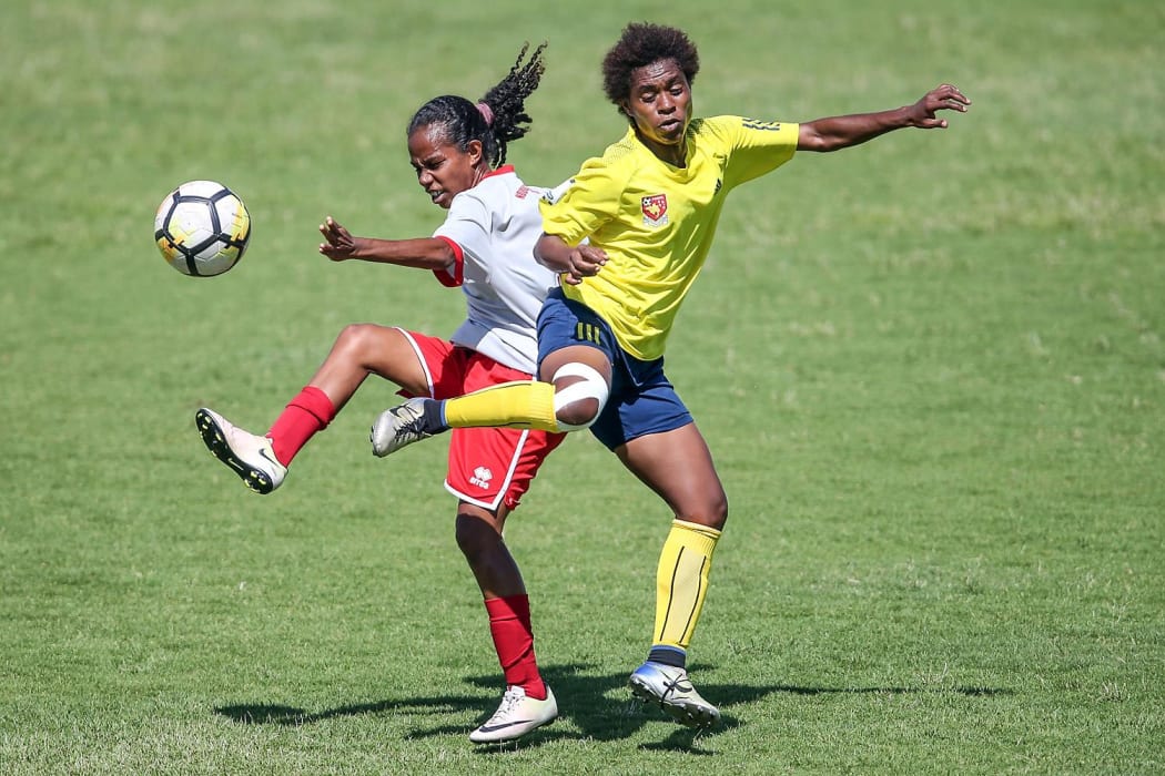 Papua New Guinea's Meagen Gunemba scored eight goals to finish as the tournament's joint Golden Boot.