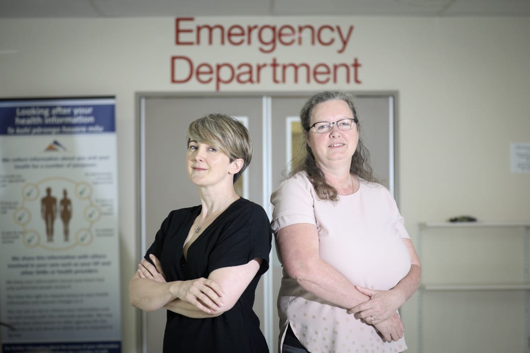 Head of Emergency Department Dr Suzanne Moran (left) and Lakes DHB strategy, planning and funding director Karen Evison.
