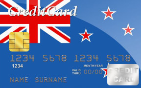 NZ flag on credit card