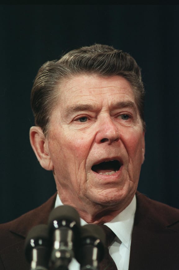 Ronald Reagan in 1985