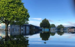 Henry Hill School in Onekawa has been flooded out after heavy rain hit the region.