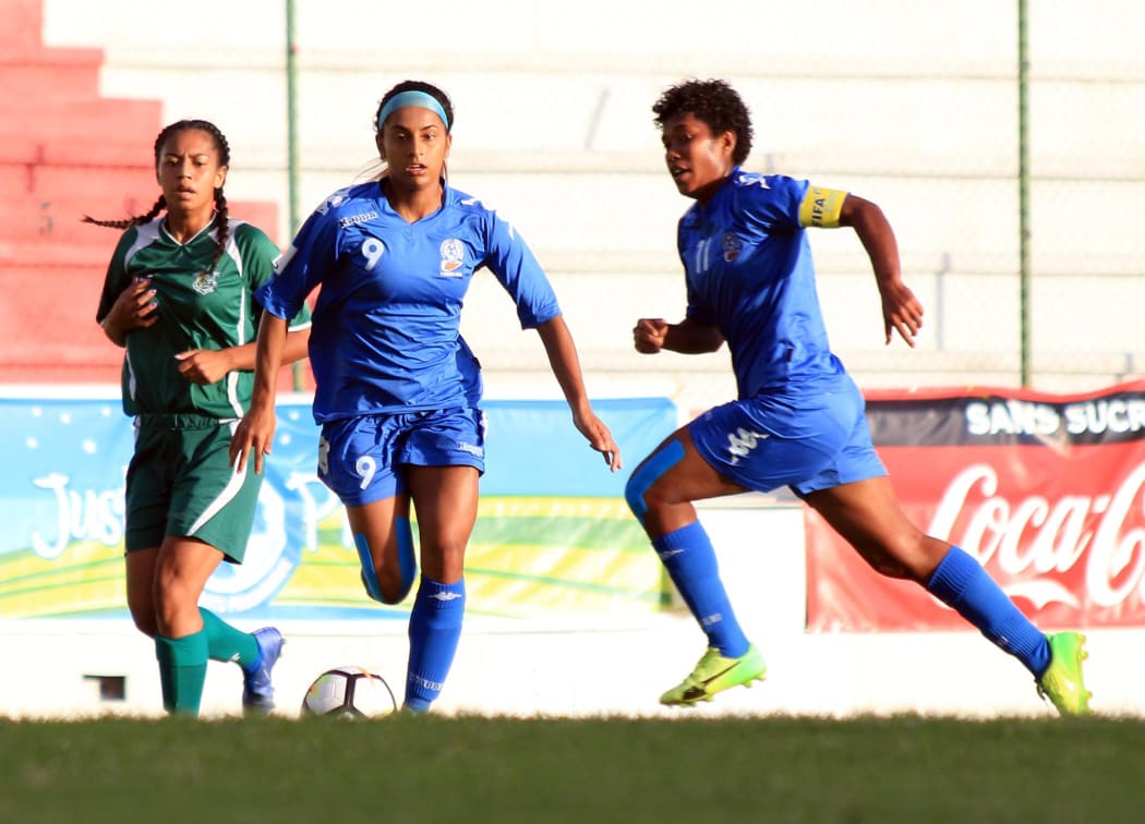 US based striker Trina Davis also got on the score-sheet for Fiji.