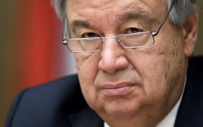 UN Secretary General Antonio Guterres.