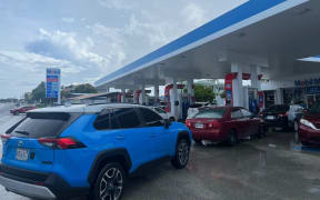 Saipan motorists have been filling up as Tropical Storm Bolaven approaches.