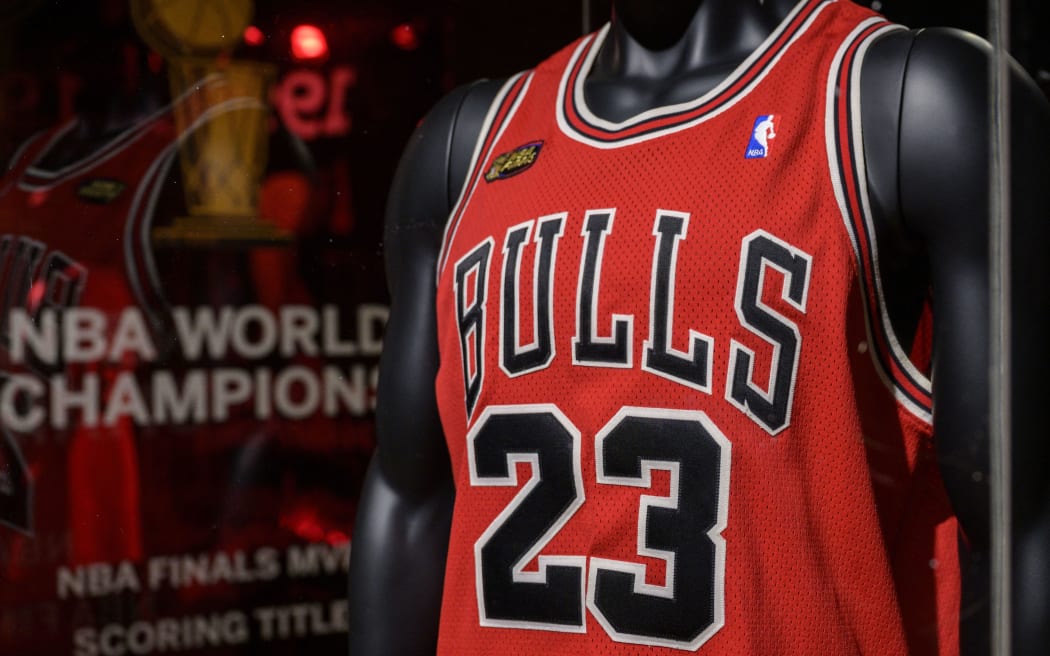 Michael Jordan's 'Last Dance' jersey fetches record NZ16.9m RNZ News