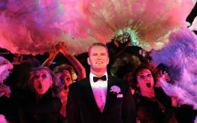 Craig McLachlan performing in the 'Chicago' musical in Sydney in 2009