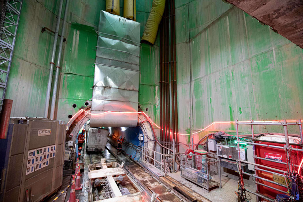 Auckland’s huge stormwater tunnel project starts dig under Manukau Harbour