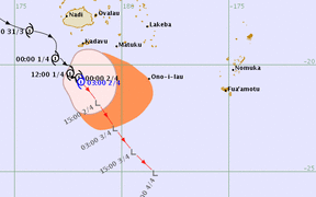 Cyclone Josie leaving Fiji waters