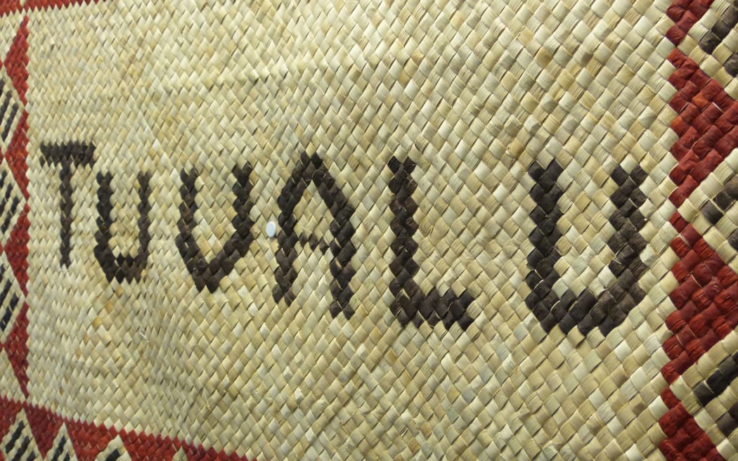 A Tuvalu woven mat
