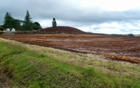 Land on Pukekohe Hill used for early potatoes now being readied for development