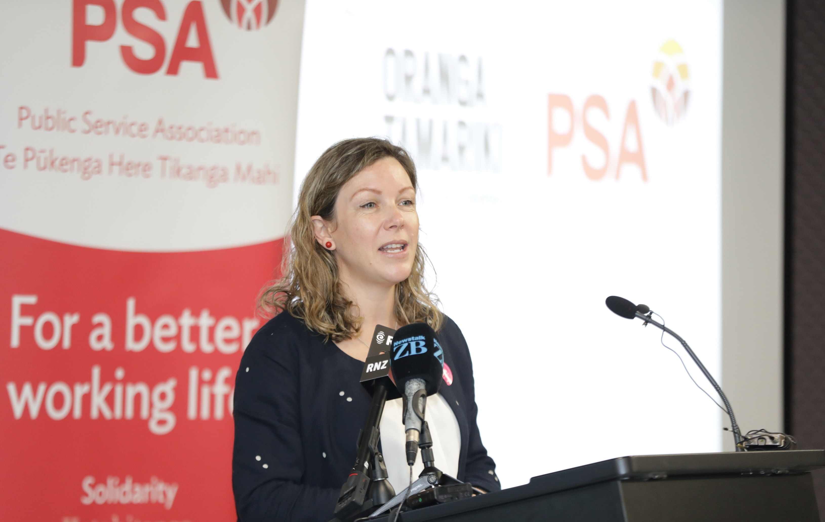 PSA national secretary Erin Polaczuk
