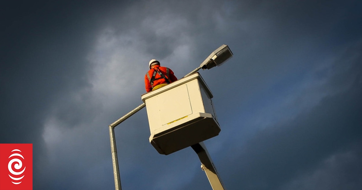 LED street lights in Christchurch light homes up like stadiums RNZ