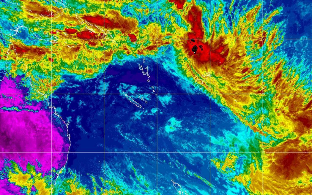 Tropical depression affecting Fiji
