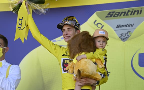 Jonas Vingaard (Danmark / Team Jumbo-Visma) vinner av Tour de France 2022
