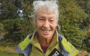 Sandra Morgan was delighted the falcon made a full recovery. RNZ Checkpoint