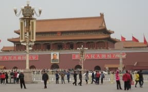 The Forbidden City seen from Beijing's Tiananmen Square.
