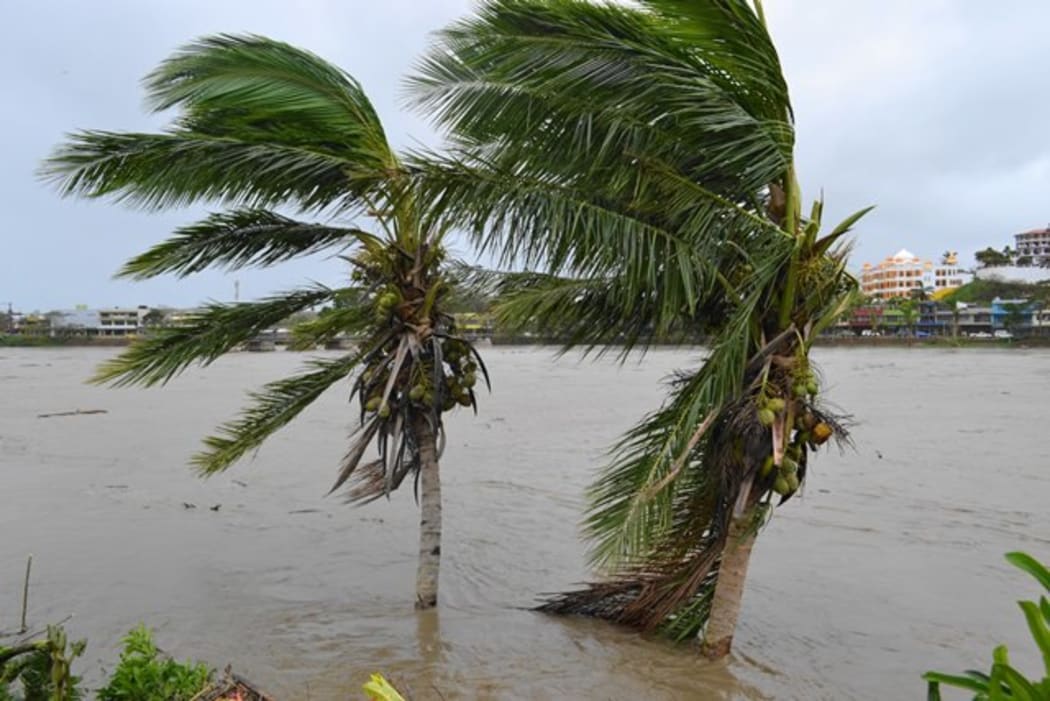 Cyclone, Evan, Fiji, Trees, floods, flooding