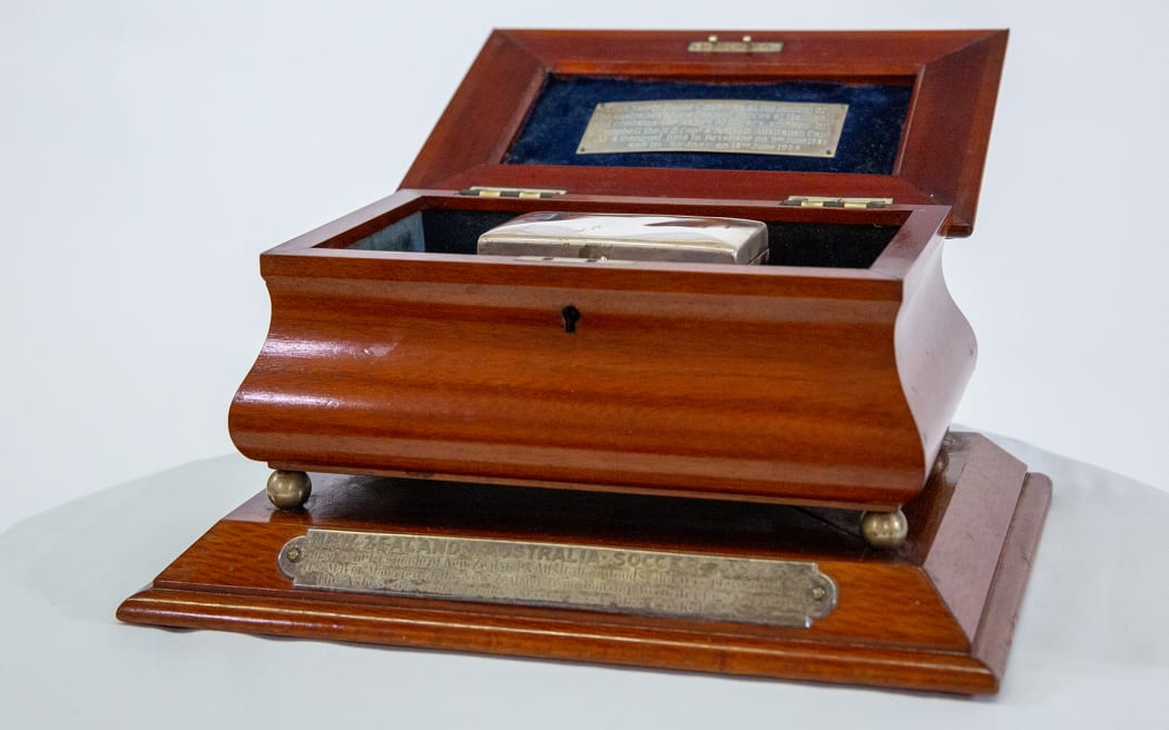 For decades, Australian football has been hunting down an object described as "the greatest domestic treasure there is": a small, hand-carved wooden box containing the ashes of two cigars smoked by the captains of Australia and New Zealand after their first 'A' international match on Australian soil in June, 1923. It has finally been found in a garage. Discovered by the family of former Australian Soccer Football Association (ASFA) chairman Sydney Storey, who helped run the game between 1922 and 1966, the trophy was identified amongst a treasure trove of football memorabilia, documents, photos, and other items as they sorted through old boxes in his garage after his death.