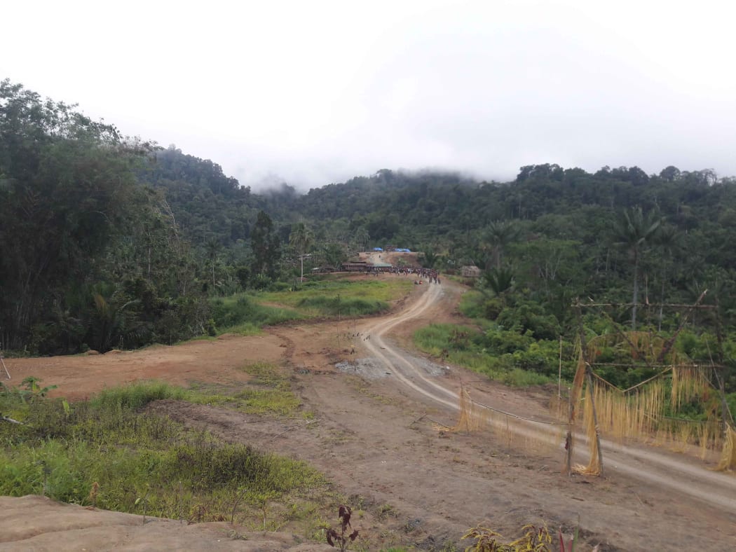 The road that links links Serra Point to Lumi in West Sepik province