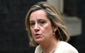 Britain's Work and Pensions Secretary and Women's minister Amber Rudd arrives to attend a meeting of the Cabinet at 10 Downing Street in central London on September 4, 2019.