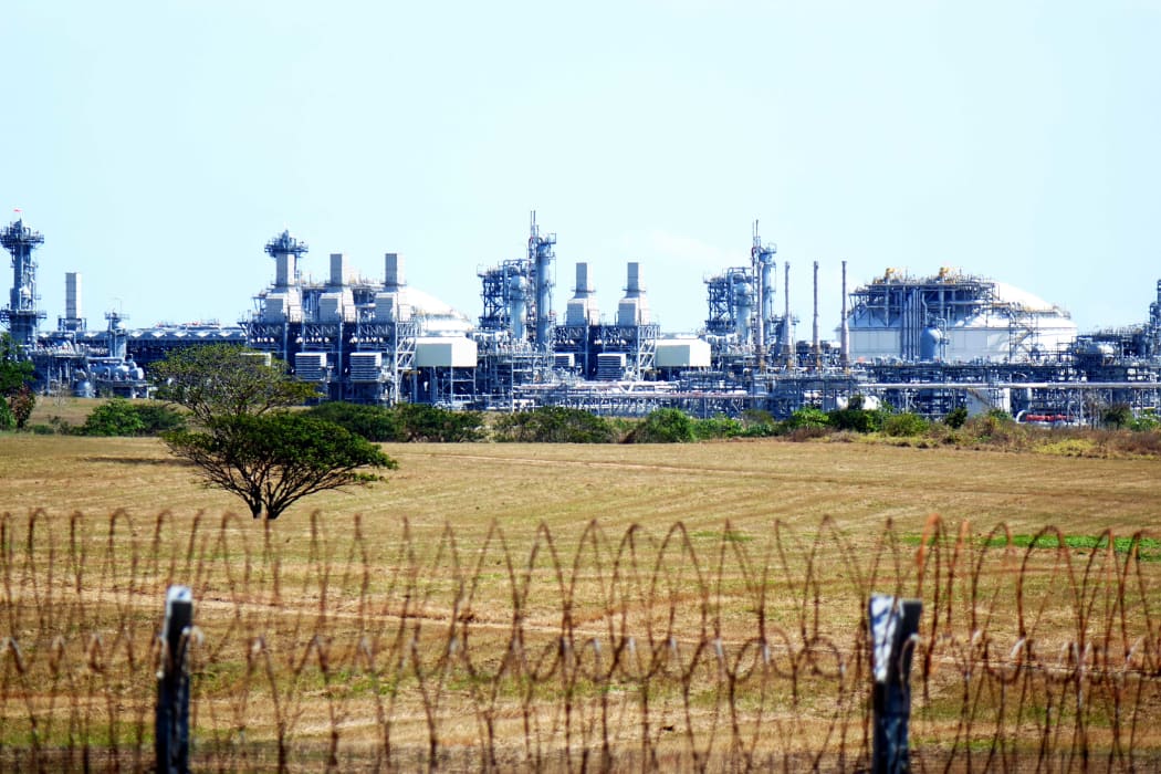 An ExxonMobil LNG Project plant near Port Moresby, Papua New Guinea.