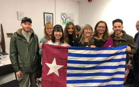 Supporters and members of the West Papua Desk in Auckland